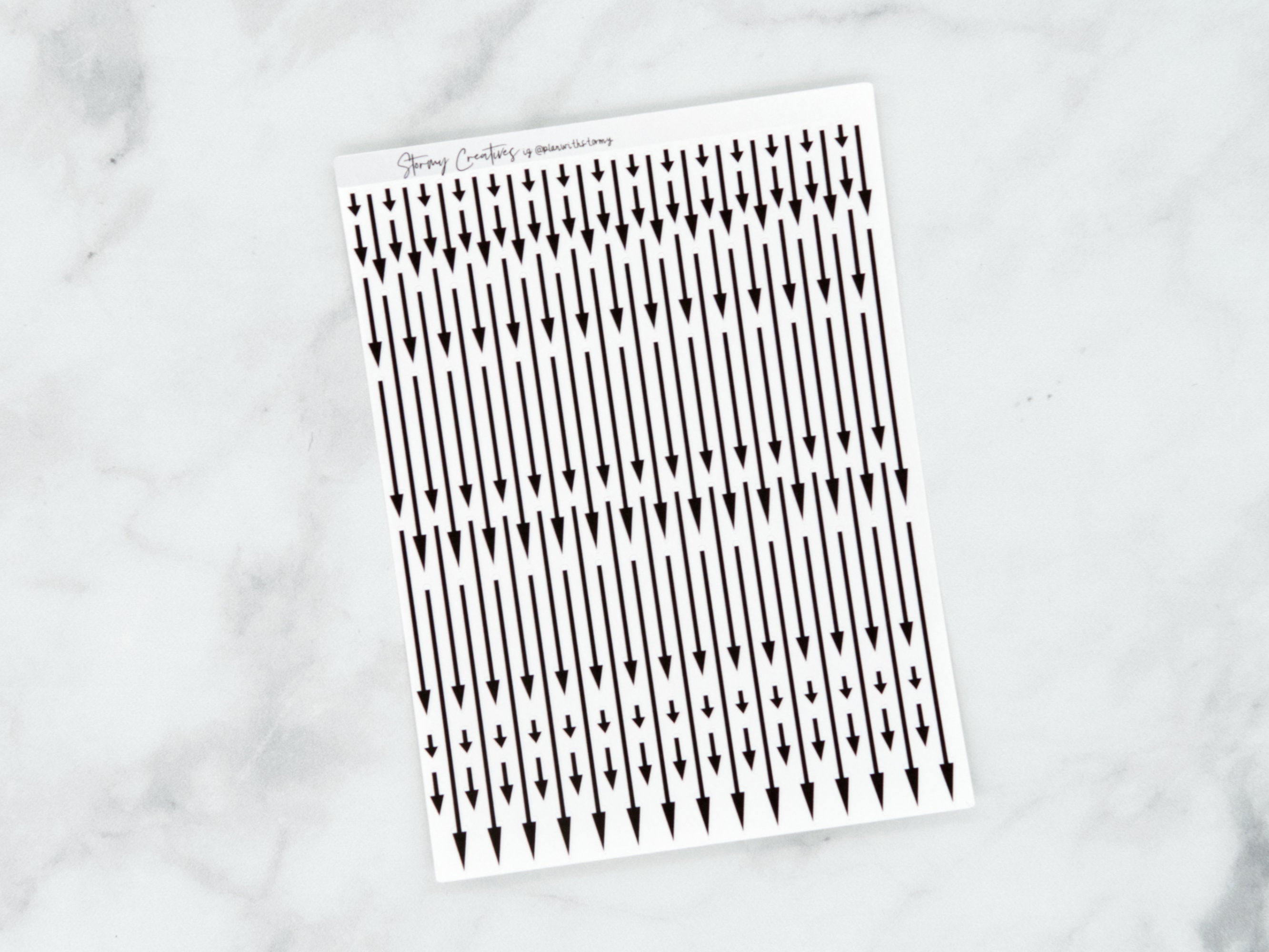 Black Arrows for Erin Condren Daily Duo
