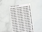 Date Night Script Stickers
