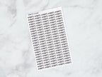 Habits Script Stickers