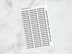 Homework Script Stickers