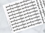 Spending Analysis Script Stickers