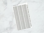 No School Script Stickers