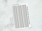PM Routine Script Stickers
