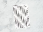Self Care Script Stickers