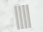 Training Script Stickers