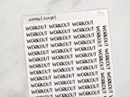 Workout Script Stickers