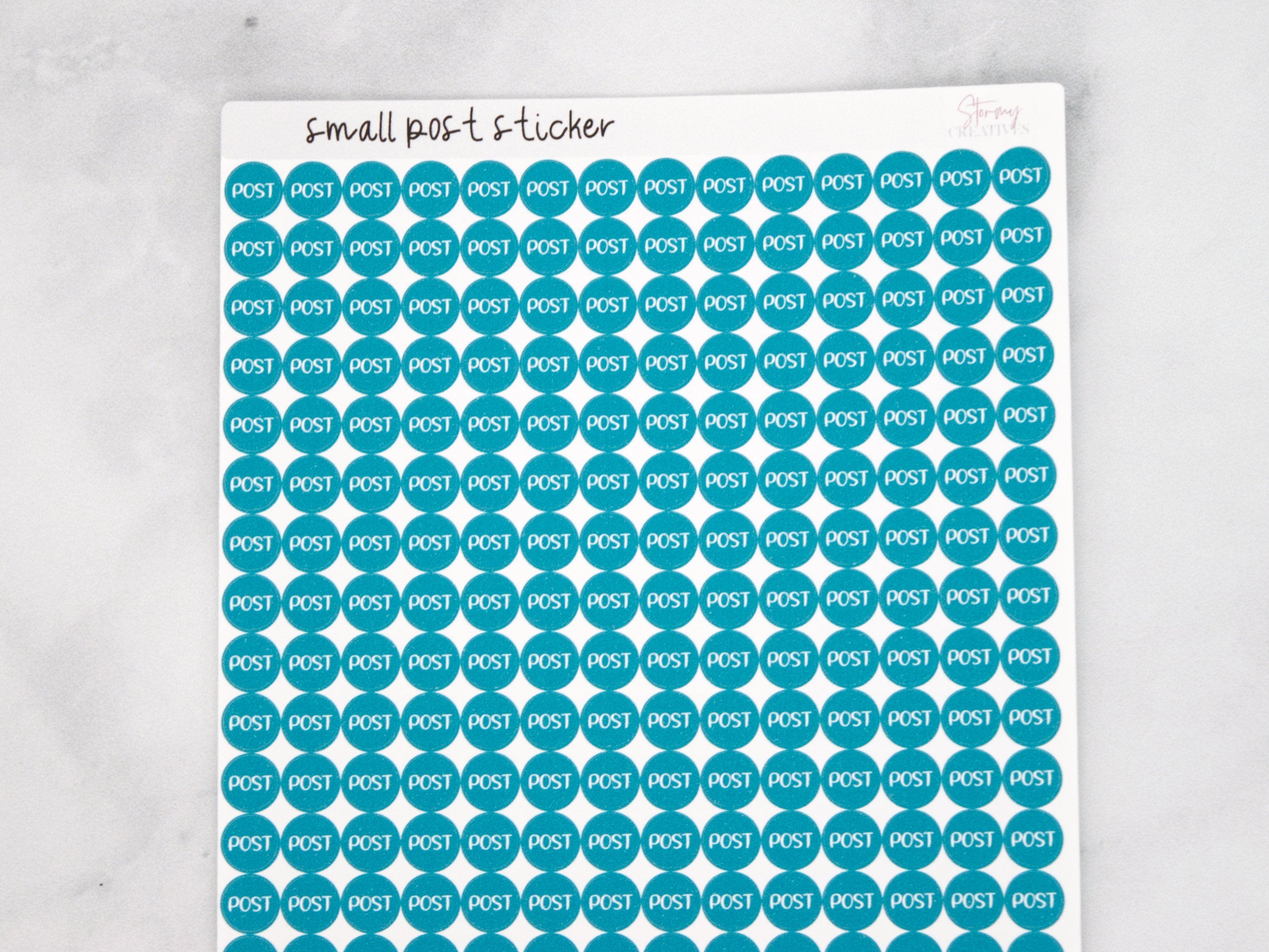 Small Post Dot Stickers