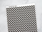 Small Film, Movie Clapper Dot Stickers