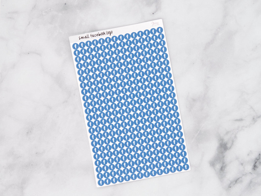 Small Facebook Dot Stickers