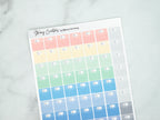Pastel Scales Box Stickers