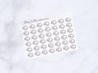 Transparent Rain Showers Weather Icon
