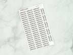 Workout Script Stickers