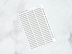 AM Routine Script Stickers