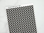 Small Broken Heart Dot Stickers