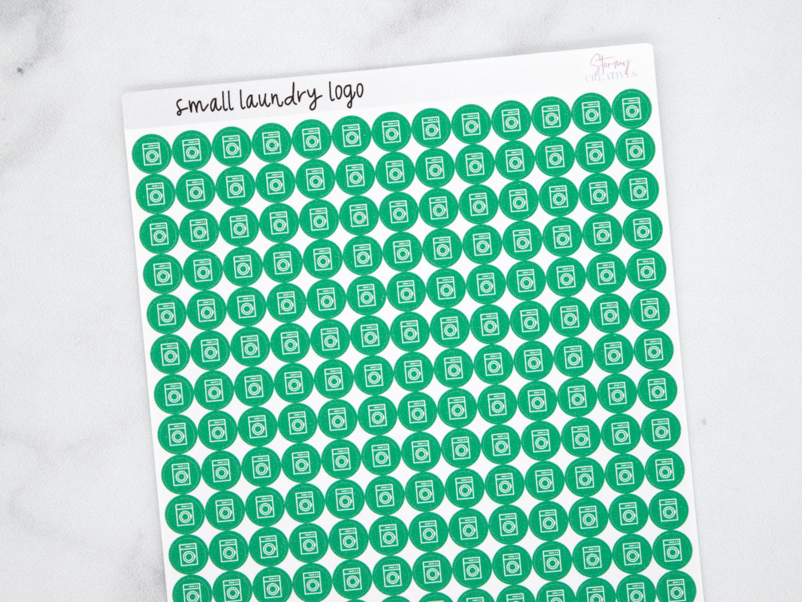 Small Laundry Dot Stickers