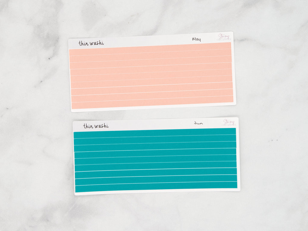 Thin Washi, EC Colorway