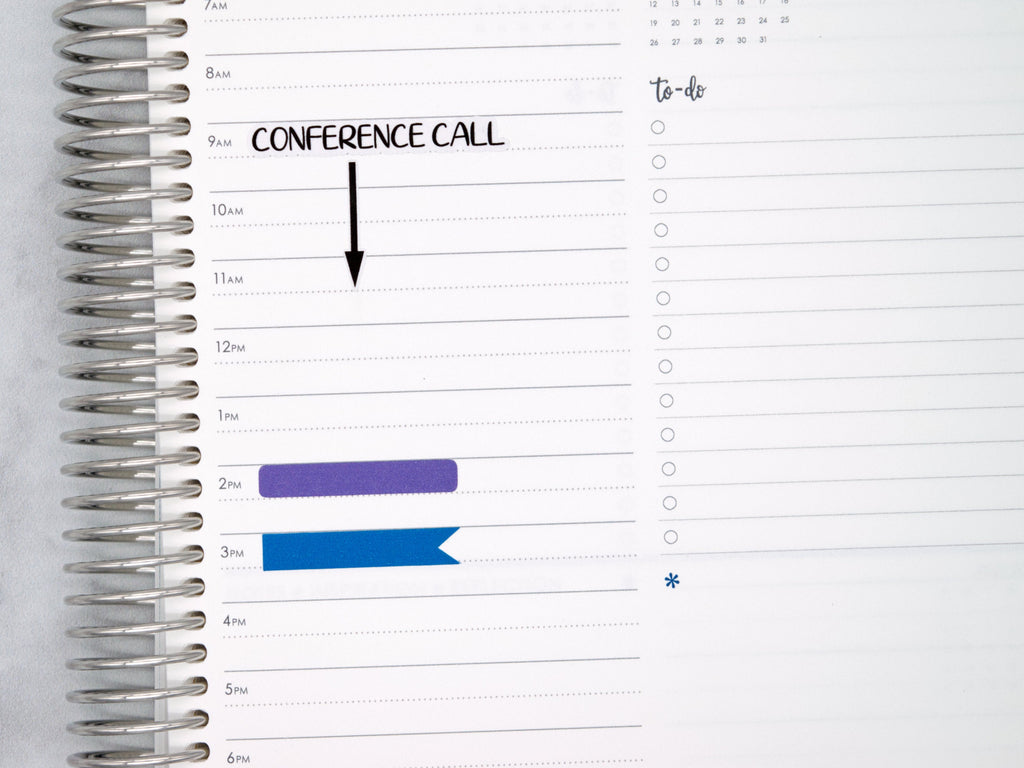 Black Arrows for Erin Condren Daily Duo