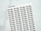 To Call Script Stickers