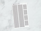 Appointment Script Stickers