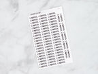 Carpool Script Stickers