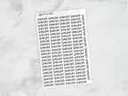 Day Off Script Stickers