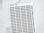 Day Off Script Stickers