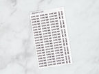 Daycare Script Stickers