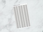 Family Time Script Stickers