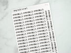 Pay Bills Script Stickers