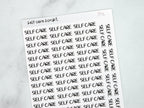 Self Care Script Stickers
