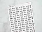 Test Script Stickers
