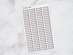 To Clean Script Stickers