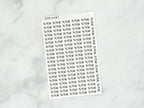 Tutor Script Stickers