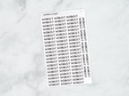 Workout Script Stickers