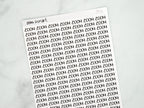 Zoom Script Stickers
