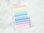 Pastel Scales Box Stickers