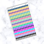 Small Electric Car Dot Stickers