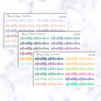 Colorful Dashboard Monthly Motivation Script