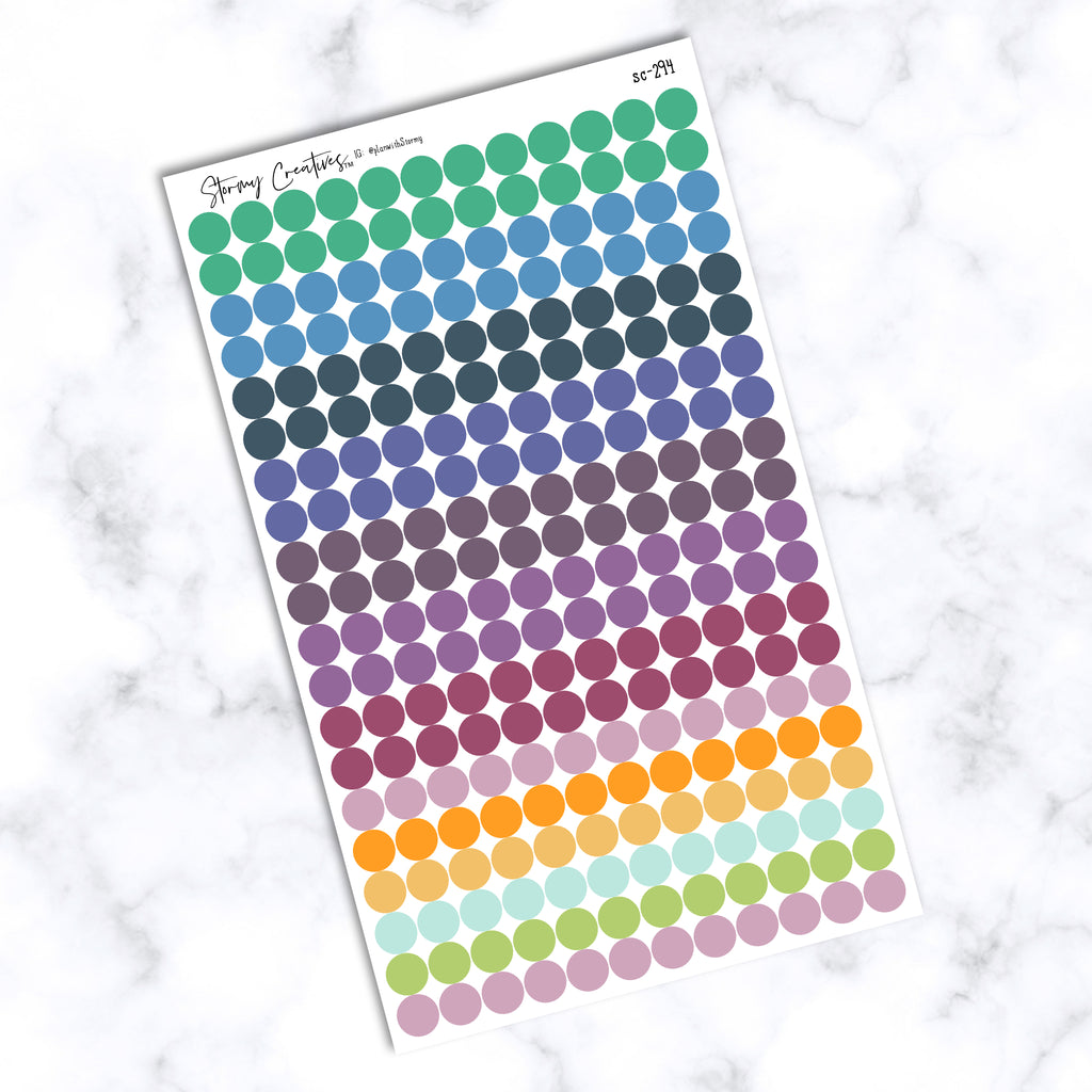 Small Erin Condren Just My Type Dot Stickers