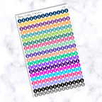 Small Nail Polish Dot Stickers