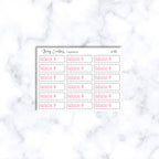 Breast Cancer Treatment Planner Stickers