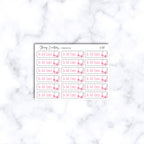 Breast Cancer Preventative Planner Stickers